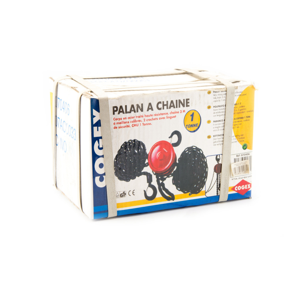 PALAN A CHAINE 1 TONNE