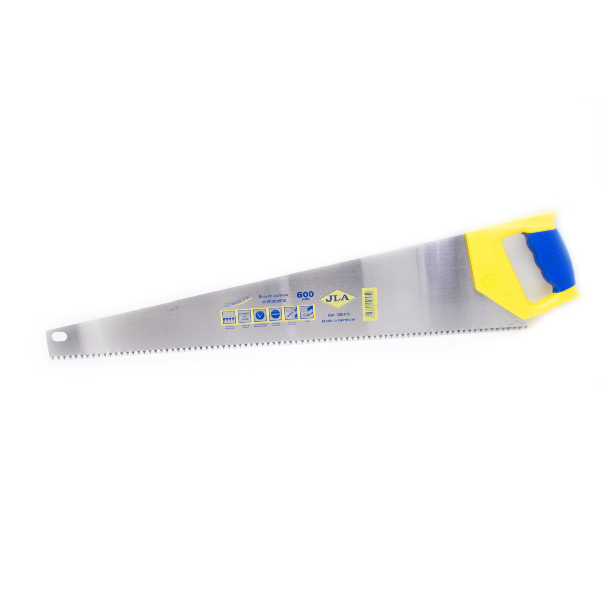 SCIE COFFREUR 600MM PG.BI-MAT.