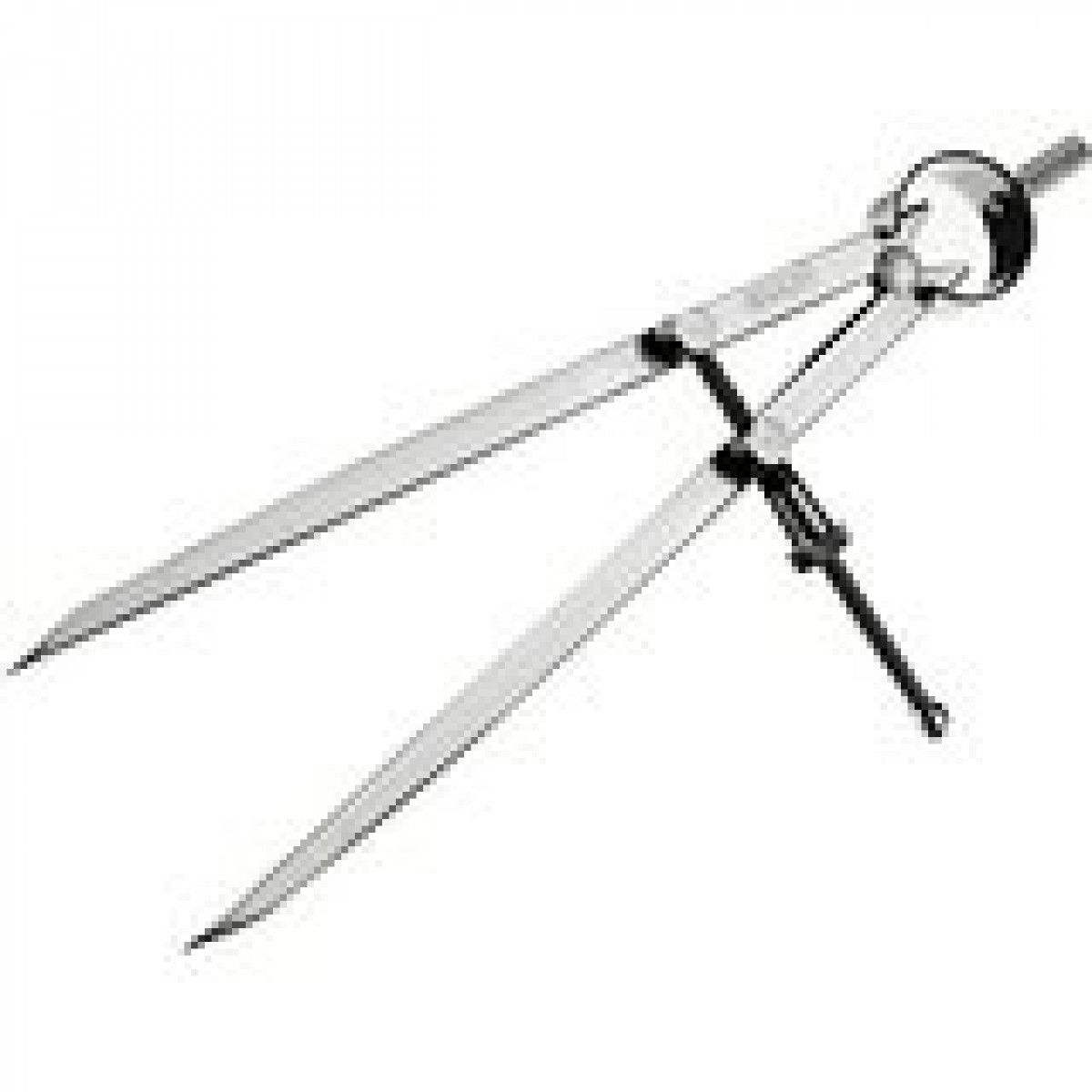 COMPAS RESSORT A POINTE 200MM